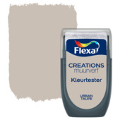 Flexa Creations muurverf kleurtester mat urban taupe mat 30 ml