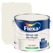 Flexa Strak op de Muur muurverf mat gebroken wit 2,5 liter