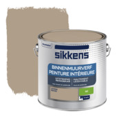 Sikkens muurverf binnen mat zachtbruin 2,5 liter