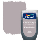 Flexa Creations muurverf kleurtester mat rose wood 30 ml