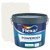 Flexa Powerdek muurverf mat RAL 9016 verkeerswit 10 liter
