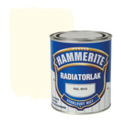 Hammerite radiatorlak RAL 9010 gebroken wit hoogglans 750 ml
