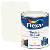 Flexa Strak in de Lak buitenlak zijdeglans wit 750 ml