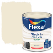Flexa Strak in de Lak buitenlak hoogglans roomwit 750 ml
