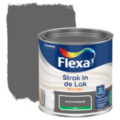 Flexa Strak in de Lak binnenlak mat antracietgrijs 250 ml