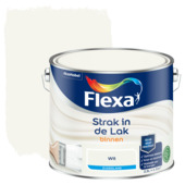 Flexa Strak in de Lak binnenlak zijdeglans wit 2,5 liter