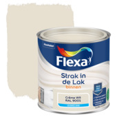 Flexa Strak in de Lak binnenlak zijdeglans RAL 9001 crème wit 250 ml