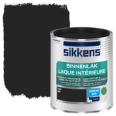 Sikkens binnenlak zijdeglans zwart 750 ml