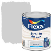 Flexa Strak in de Lak binnenlak zijdeglans lichtgrijs 750 ml
