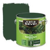 CetaBever Tuinhoutbeits zijdeglans dekkend lauriergroen 2,5 liter