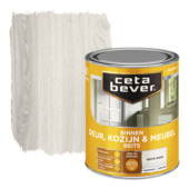 CetaBever Deur, Kozijn & Meubelbeits zijdeglans transparant white wash 750 ml