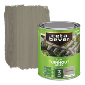 CetaBever Tuinhoutbeits zijdeglans transparant lichtgrijs 750 ml