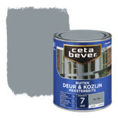 CetaBever Meesterbeits Deur & Kozijn zijdeglans dekkend RAL 7001 zilvergrijs 750 ml