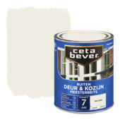 CetaBever Meesterbeits Deur & Kozijn zijdeglans dekkend RAL 9010 gebroken wit 750 ml