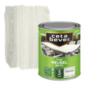 CetaBever Tuinmeubelbeits zijdeglans transparant white wash 750 ml