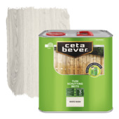 CetaBever Schuttingbeits transparant white wash 2,5 liter