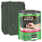 CetaBever Één Laag Tuinhoutbeits donkergroen 750 ml