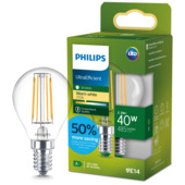 Philips Ultra Efficient LED 40W E14 kogel 2700k