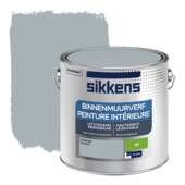 Sikkens muurverf binnen mat grijsblauw 2,5 liter