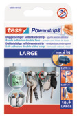 Tesa Powerstrips groot wit (10 stuks)