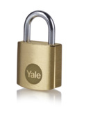 Yale Hangslot messing 20 mm gelijksluitend 4 stuks
