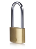 Yale Hangslot messing 40 mm met lange beugel