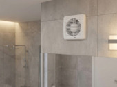 Sanivesk stille inbouwventilator Standaard met timer wit Ø 125 mm