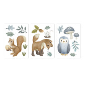 Little Dutch muurstickers Forest Friends A4