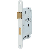 NEMEF 1200 serie insteekslot badkamerslot/wc-slot met gelakte voorplaat Doorn 50mm PC 63mm