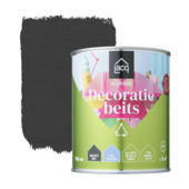 Lacq Allround decoratiebeits dekkend mat graphite grey 750 ml