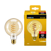 Handson LED globe E27 6,5W 300 lumen dimbaar