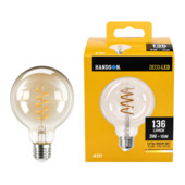 Handson LED globe E27 3W 136 lumen smoke