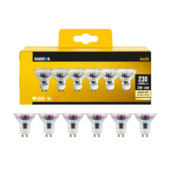 Handson LED spot GU10 3W 230 lumen warm wit 6 st.
