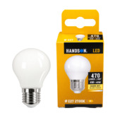 Handson led-kogellamp G45 E27 helder filament 4 W 470 lumen 2700 K