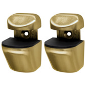 Duraline clip geborsteld goud set 2 stuks