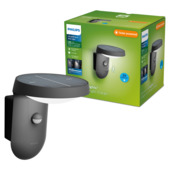 Philips solar buitenlamp Tyla LED met sensor zwart 18W 600 lm