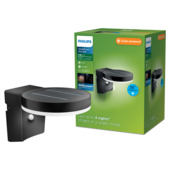 Philips solar wandlamp Zonal zwart met bewegingsensor