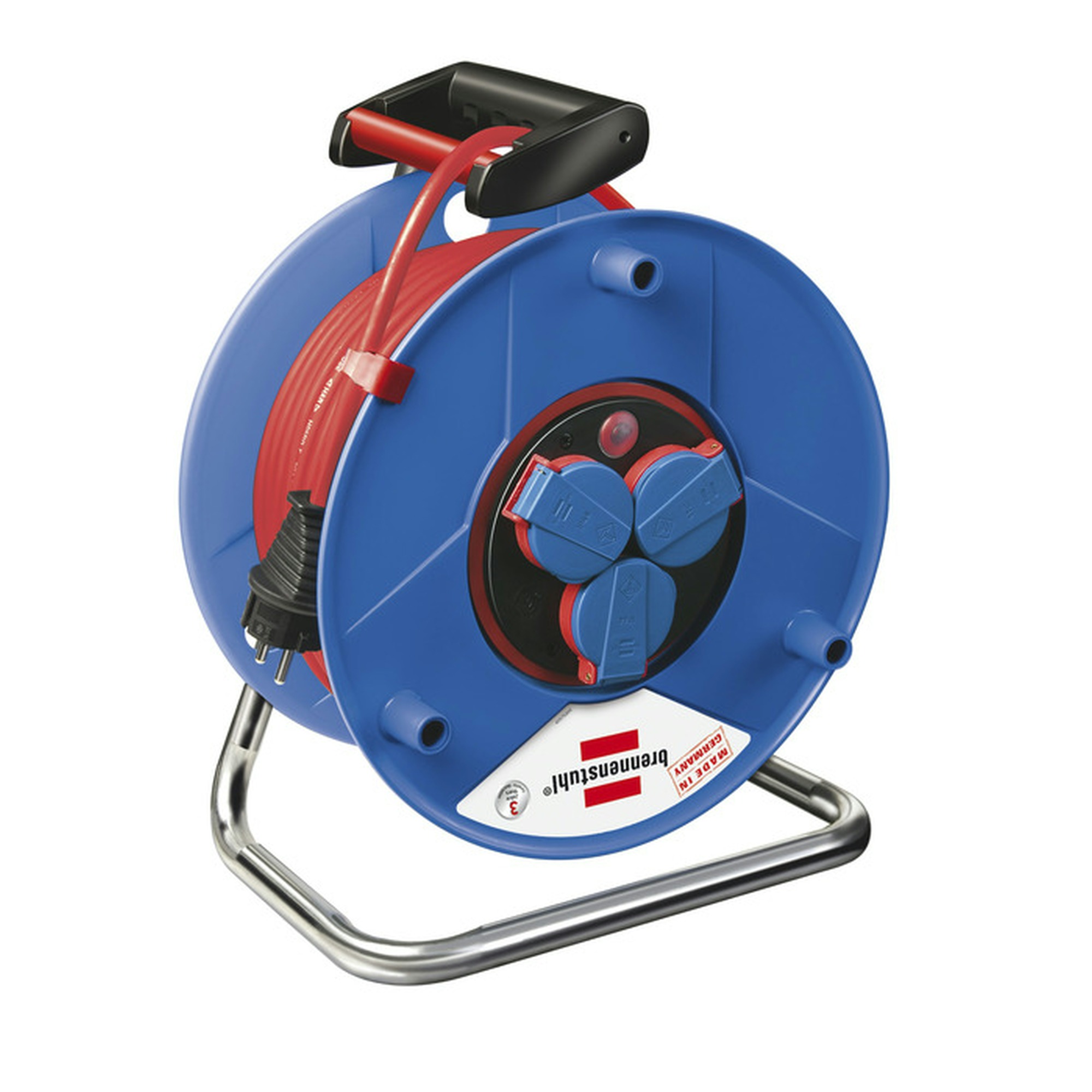 Brennenstuhl Kabelhaspel 25 Meter Ip44 Blauwrood brennenstuhl kopen in de aanbieding