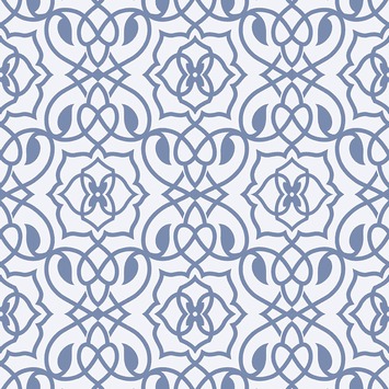 Jan des Bouvrie Vliesbehang 32-395 Marrakech Blauw
