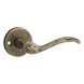 GAMMA deurkrukset Athene rozet rond messing antiek