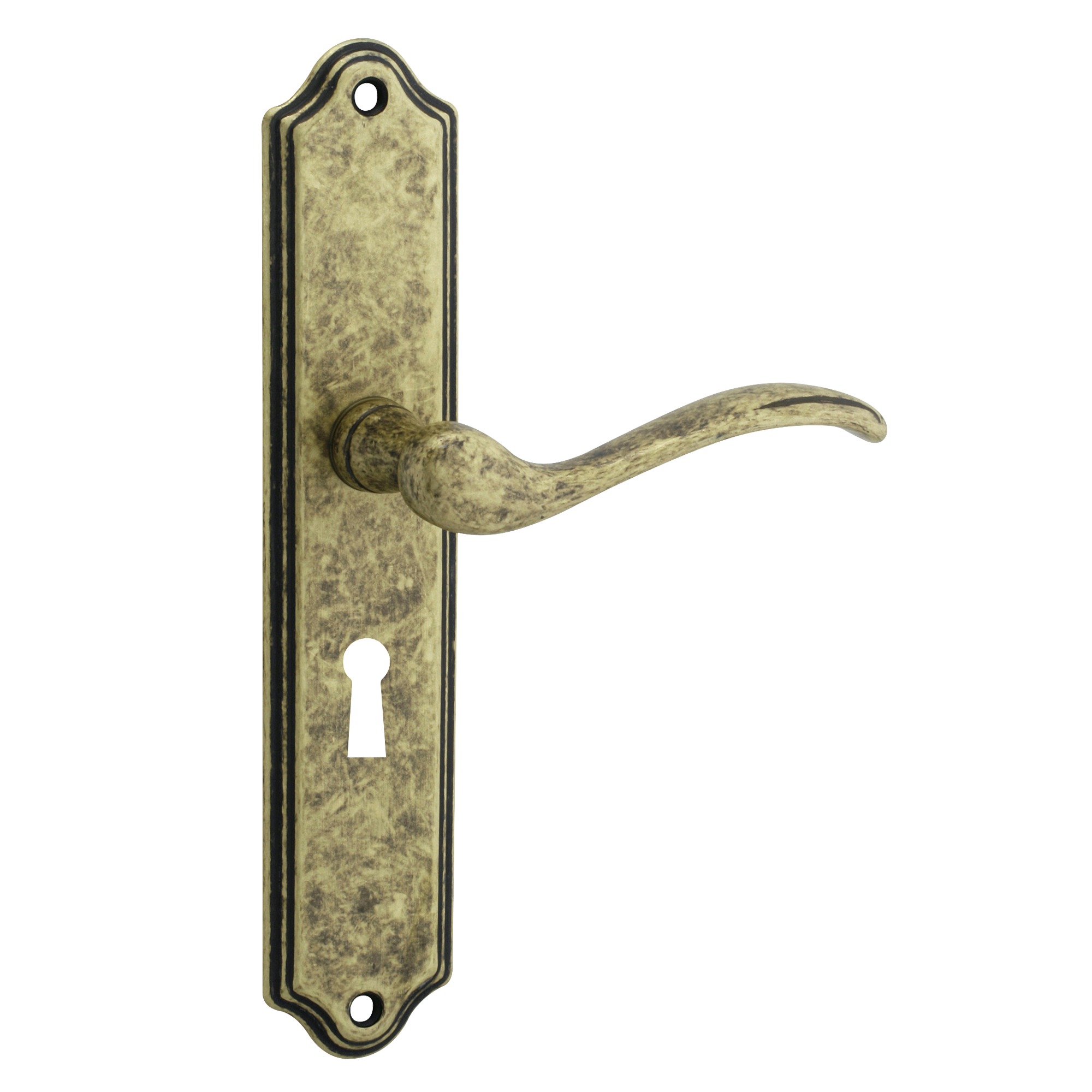 Gamma Deurkrukset Athene Langschild Slotgat 56 Mm Messing Antiek Brons gamma kopen in de aanbieding