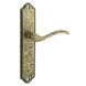 GAMMA deurkrukset Athene langschild blind messing antiek