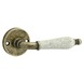 GAMMA deurkrukset Olympia rozet rond messing antiek