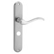 GAMMA deurkrukset Andorra langschild vrij-bezet 63/8mm RVS look (messing)