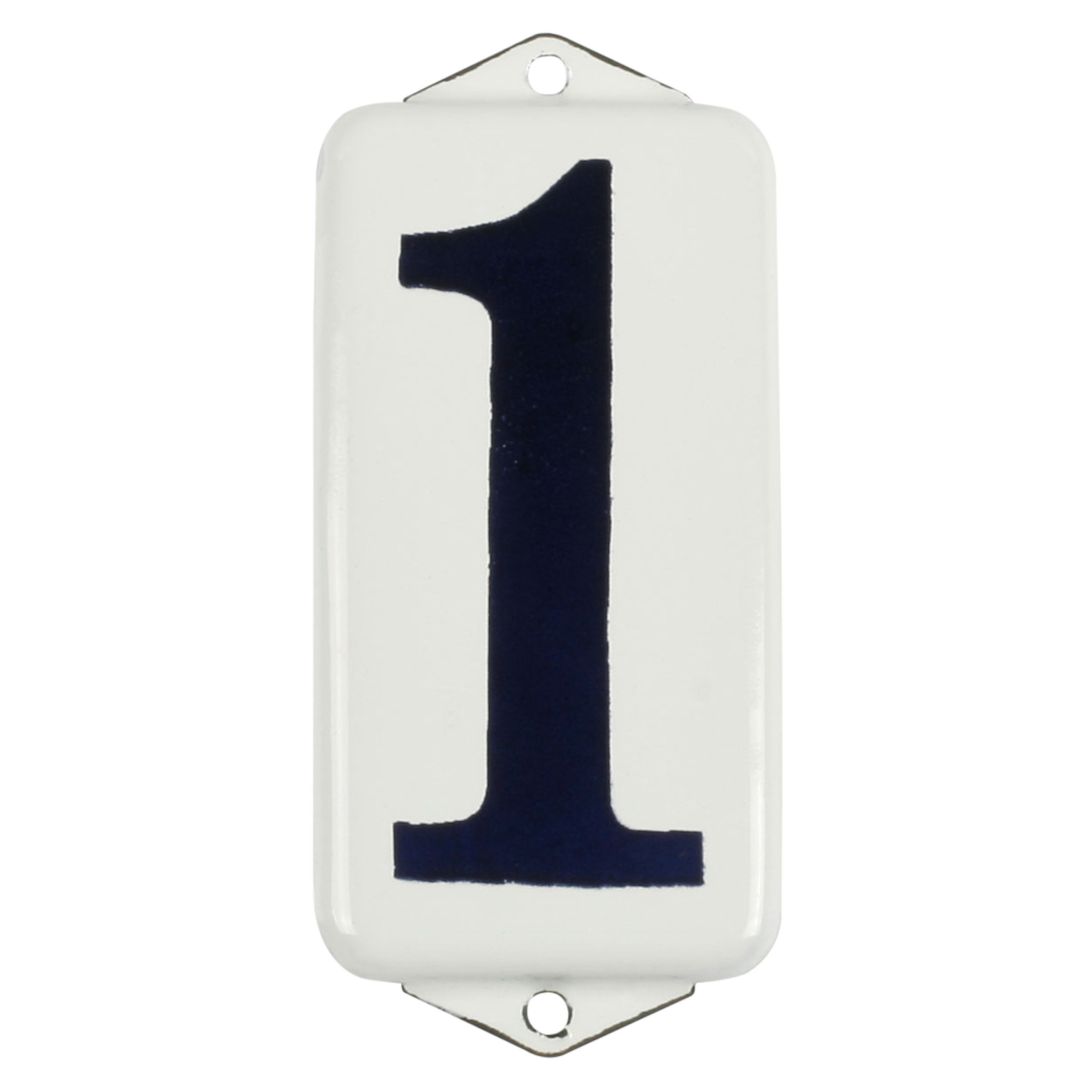 Gamma Huiscijfer 1 Emaille Wit Blauw gamma kopen in de aanbieding
