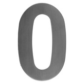 GAMMA huiscijfer 0 RVS 150 mm