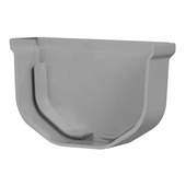 Martens eindstuk t.b.v. minigoot grijs 65 mm