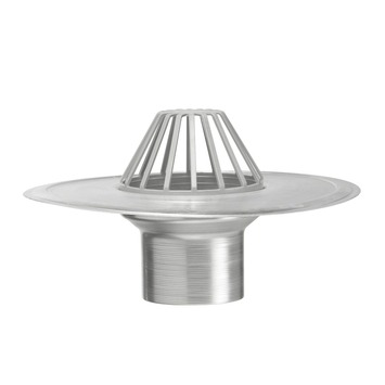 Martens kiezelbak met bladvanger aluminium t.b.v. HWA 100 mm