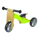Houten driewieler/ loopfiets groen