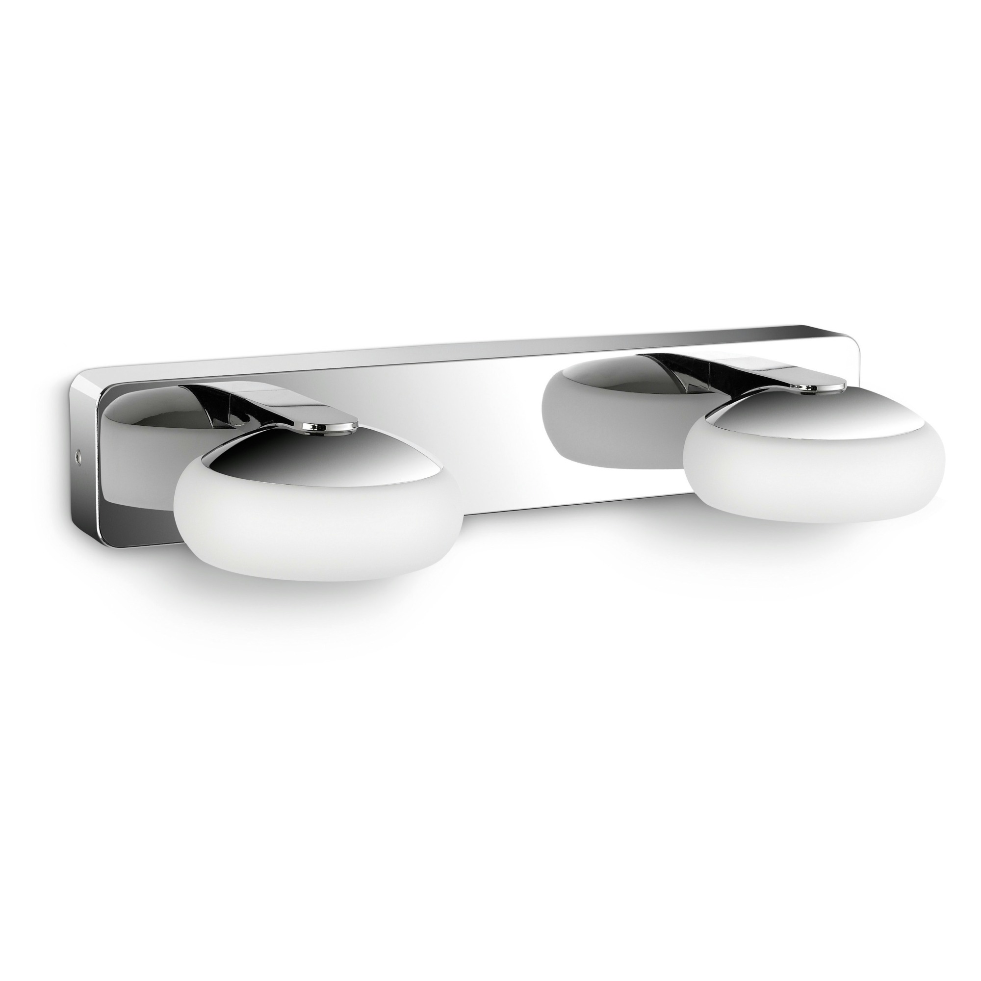 Philips Mybathroom Wandlamp Silk Dubbel Chroom Led philips kopen in de aanbieding